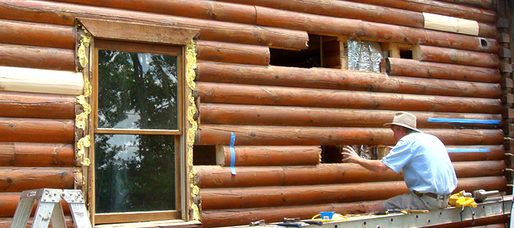 Log Home Repair Holmes County, Ohio